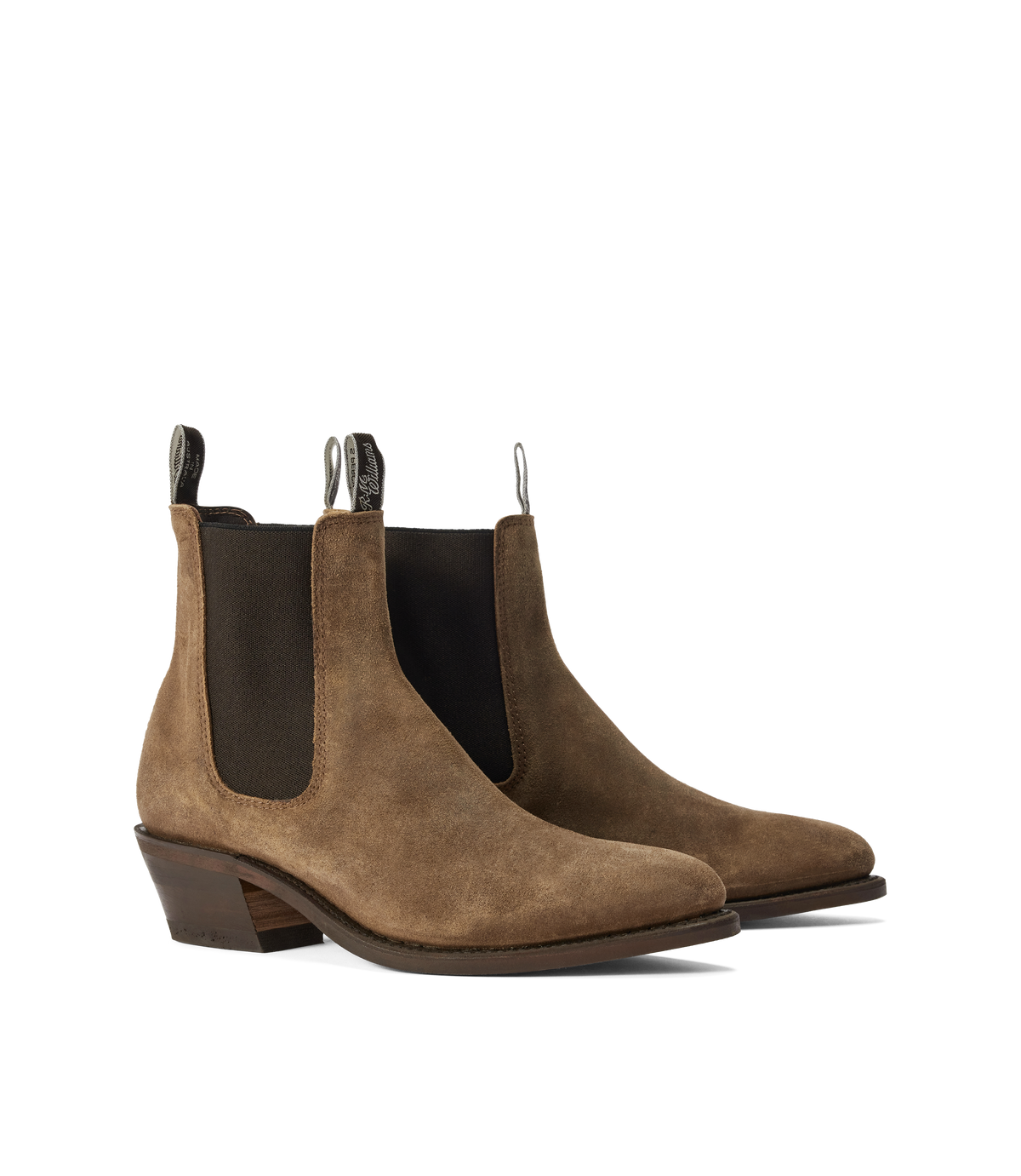 Edna Boot - Almond Waxed Suede