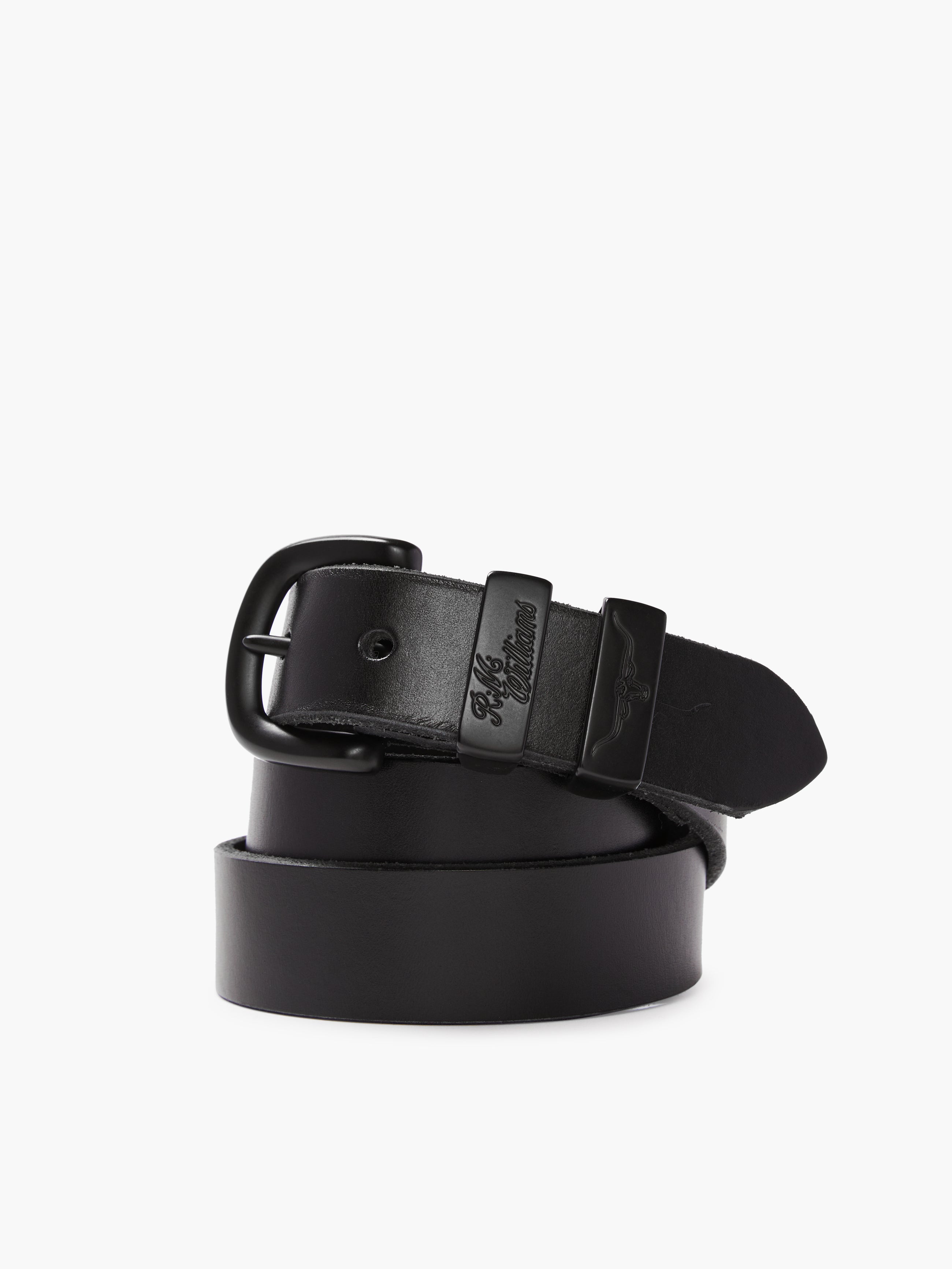 Slim Drover Belt - Black - BSD5