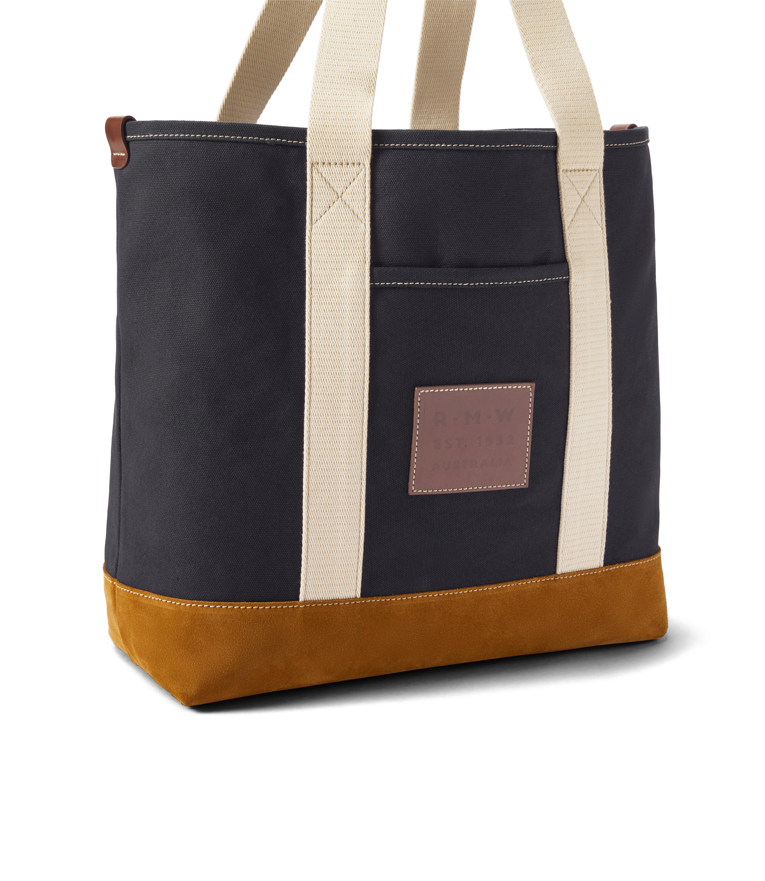 Tasman Tote - Navy/Tan
