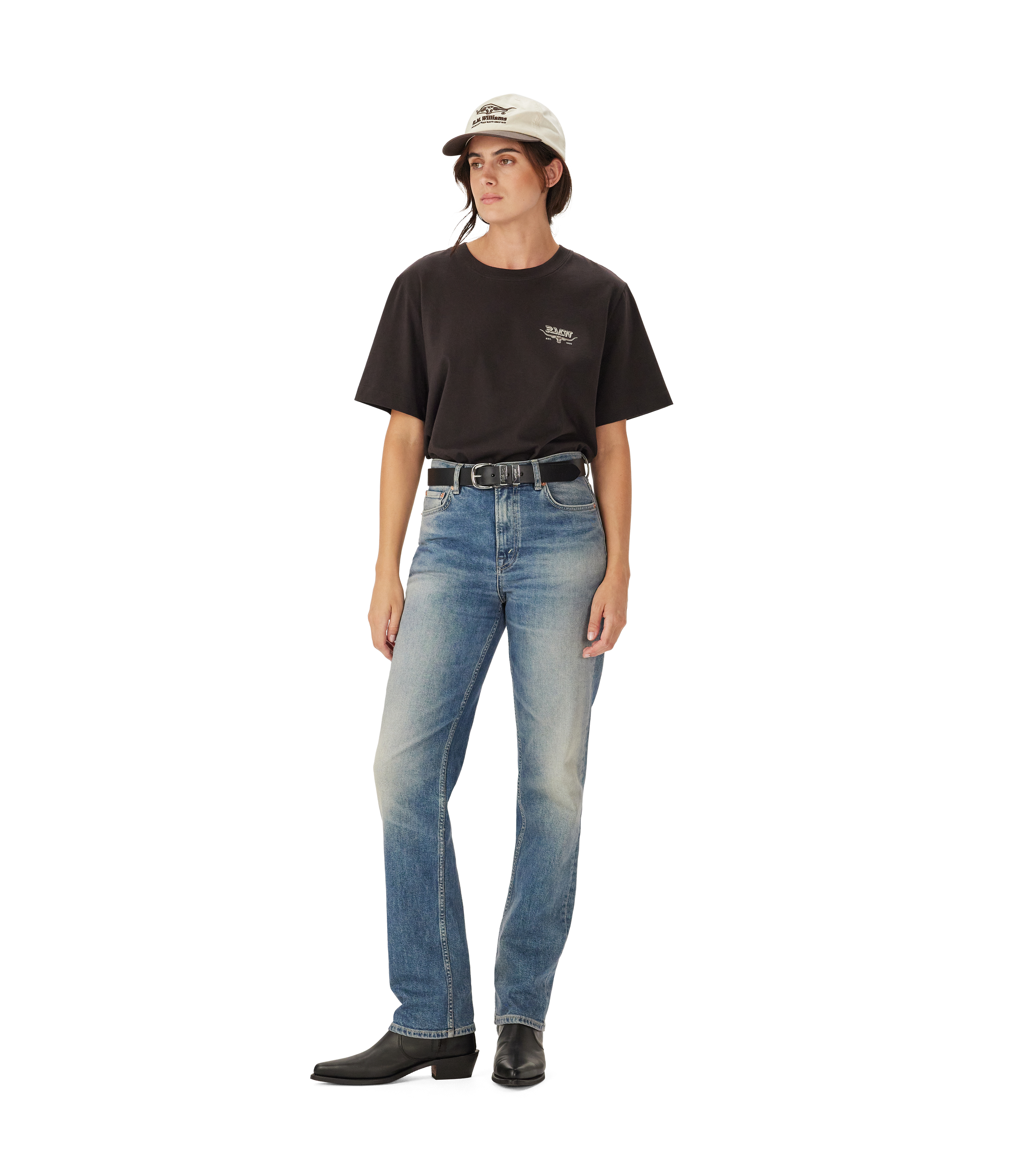 Louth Back Print T-Shirt - Dark Chocolate