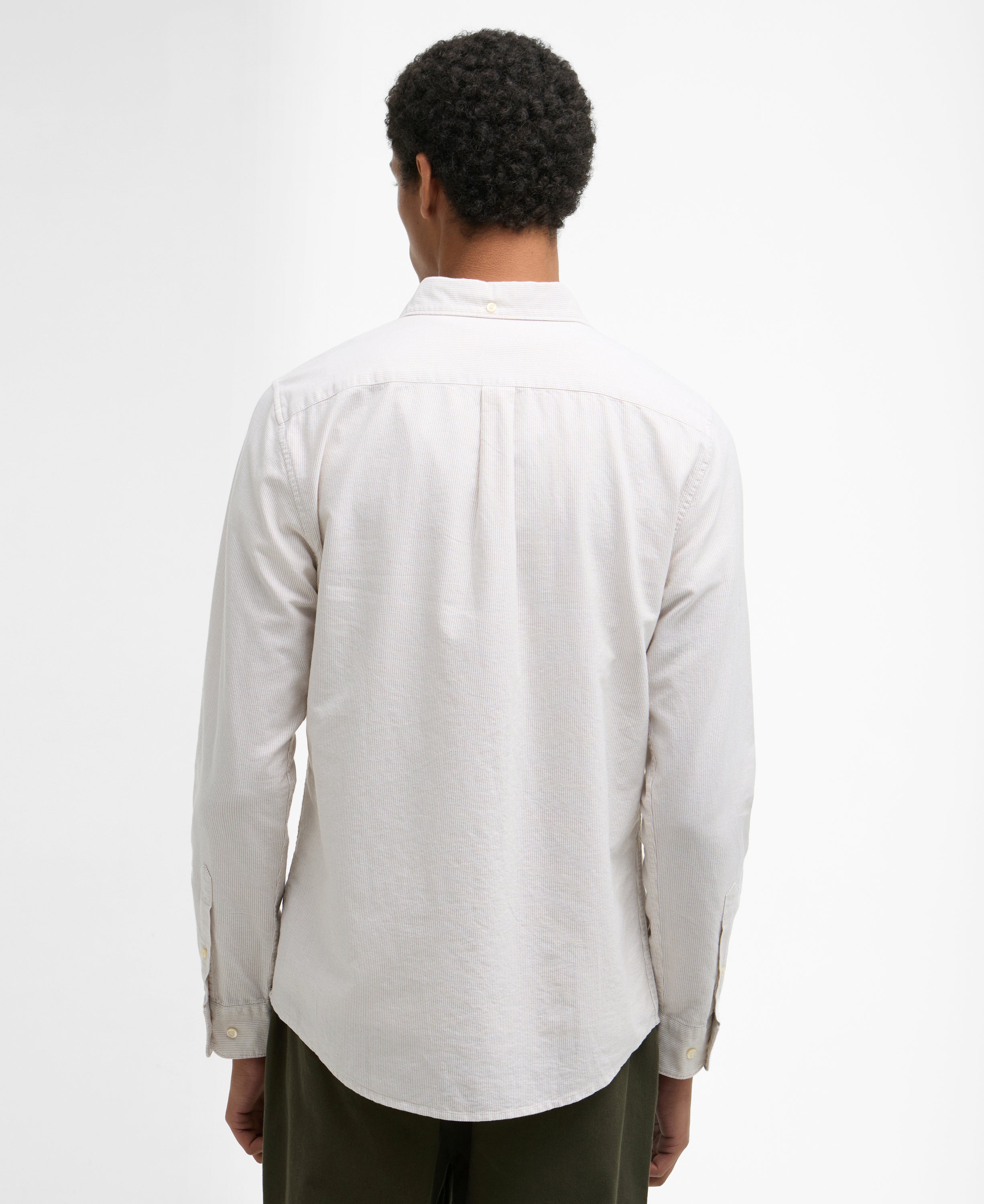 Barbour Striped Oxtown Tailored Shirt - Stone