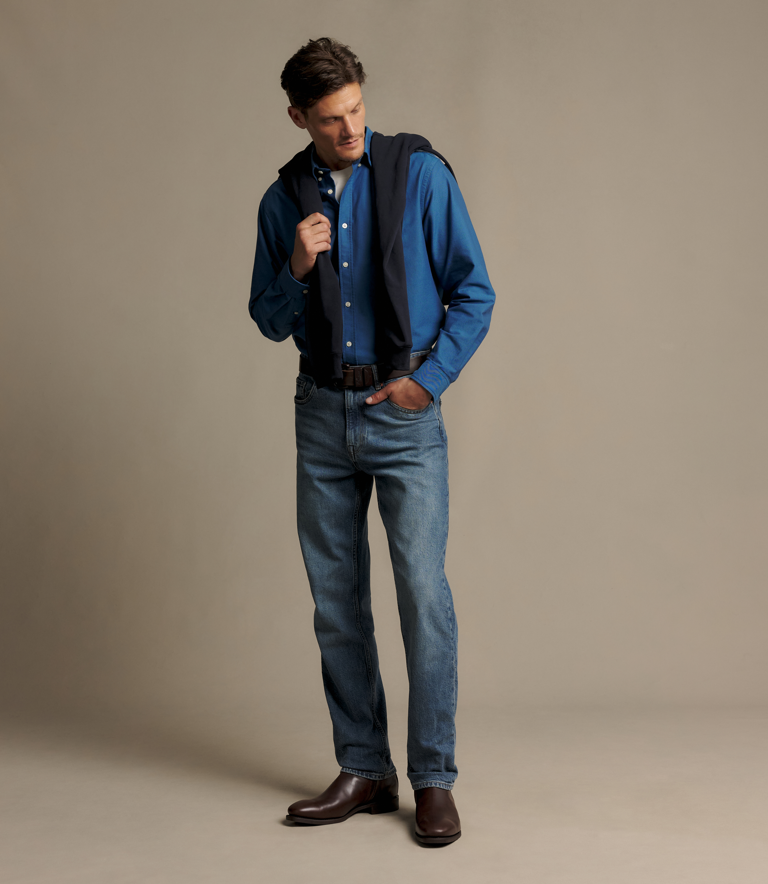 Clapton Oxford Shirt - Blue