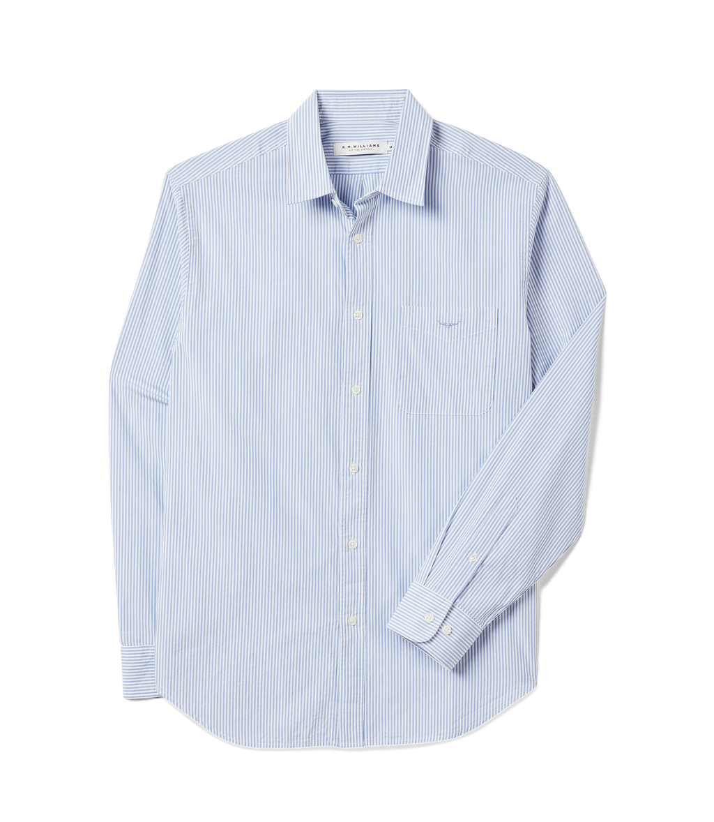 Lemon Tape Stripe Poplin Shirt