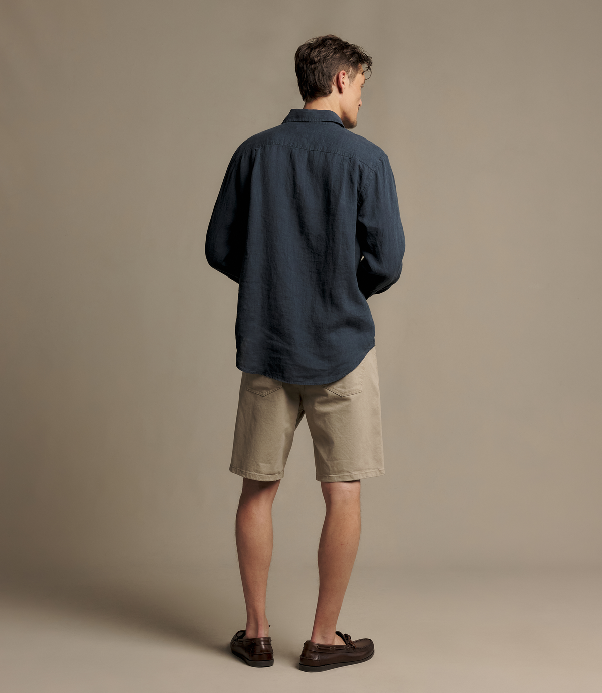 Newman Linen Shirt - Ink