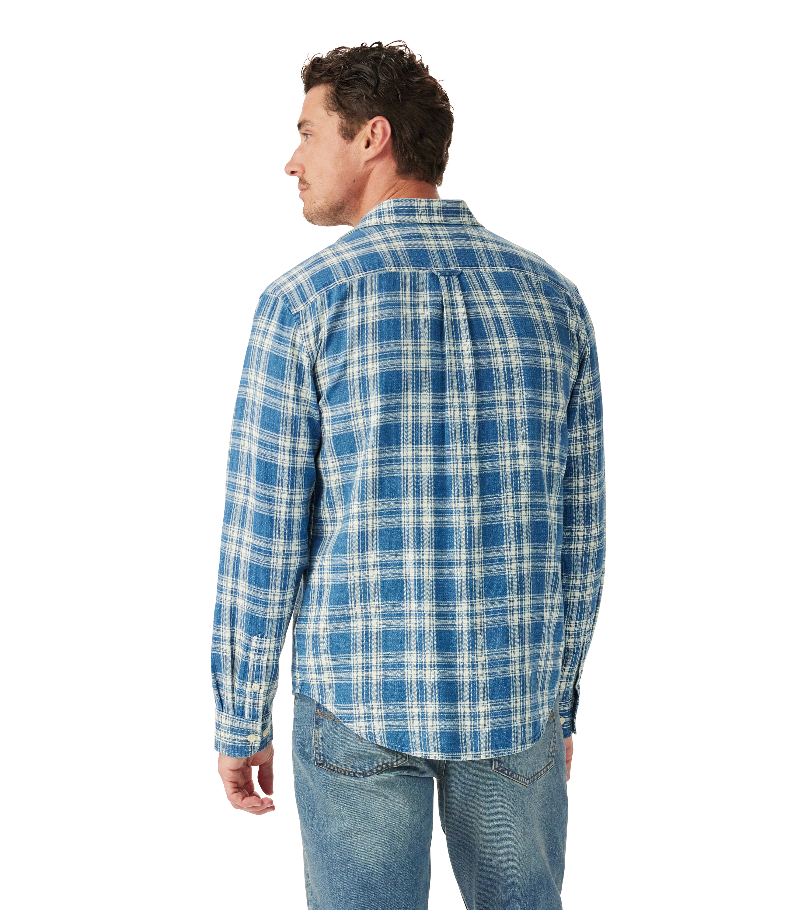 R.M.Williams Flinton Check Shirt - Sky