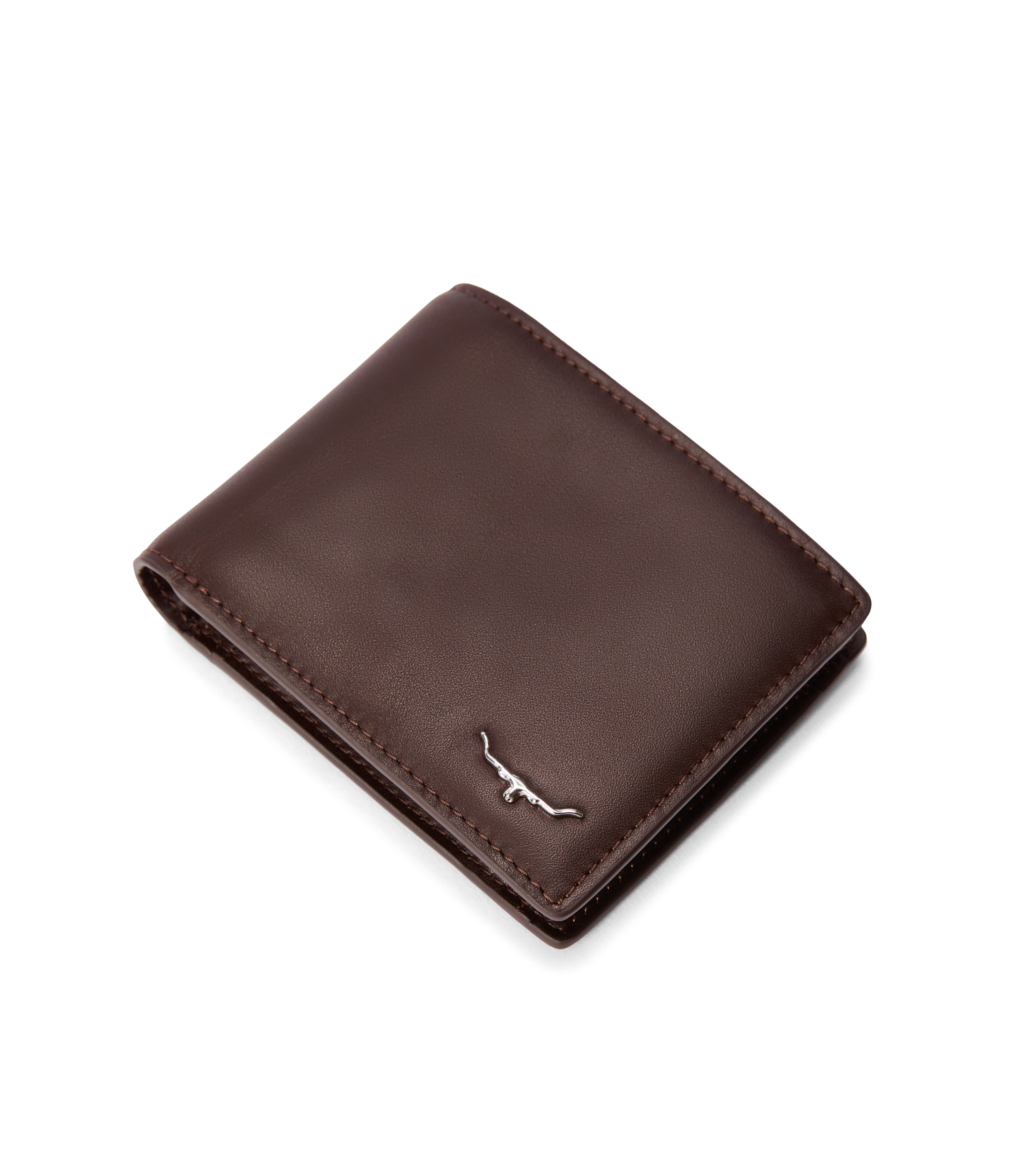 Bifold Wallet With Pocket - Chestnut