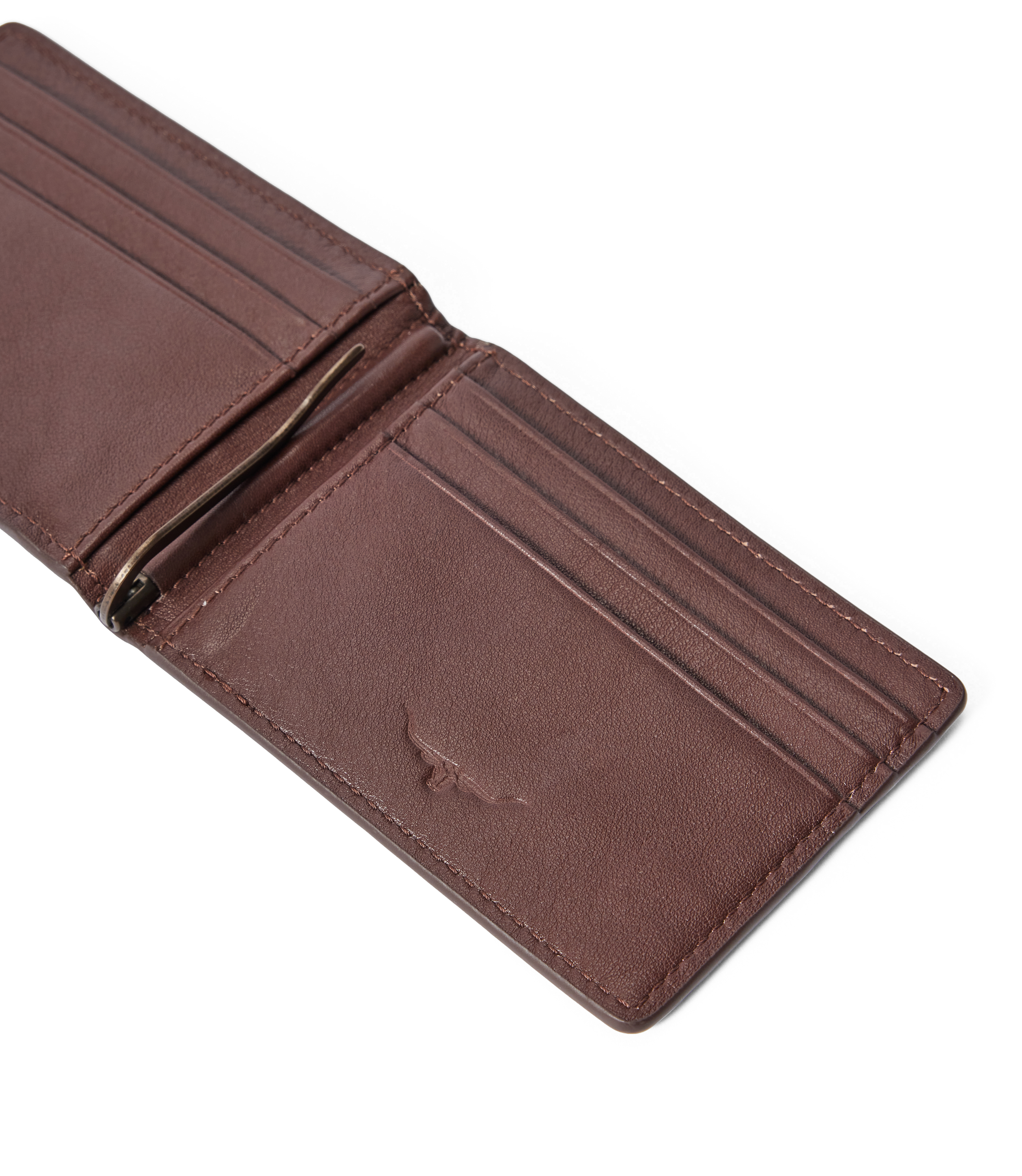 Farrier Bi Fold Clip Wallet - Whiskey