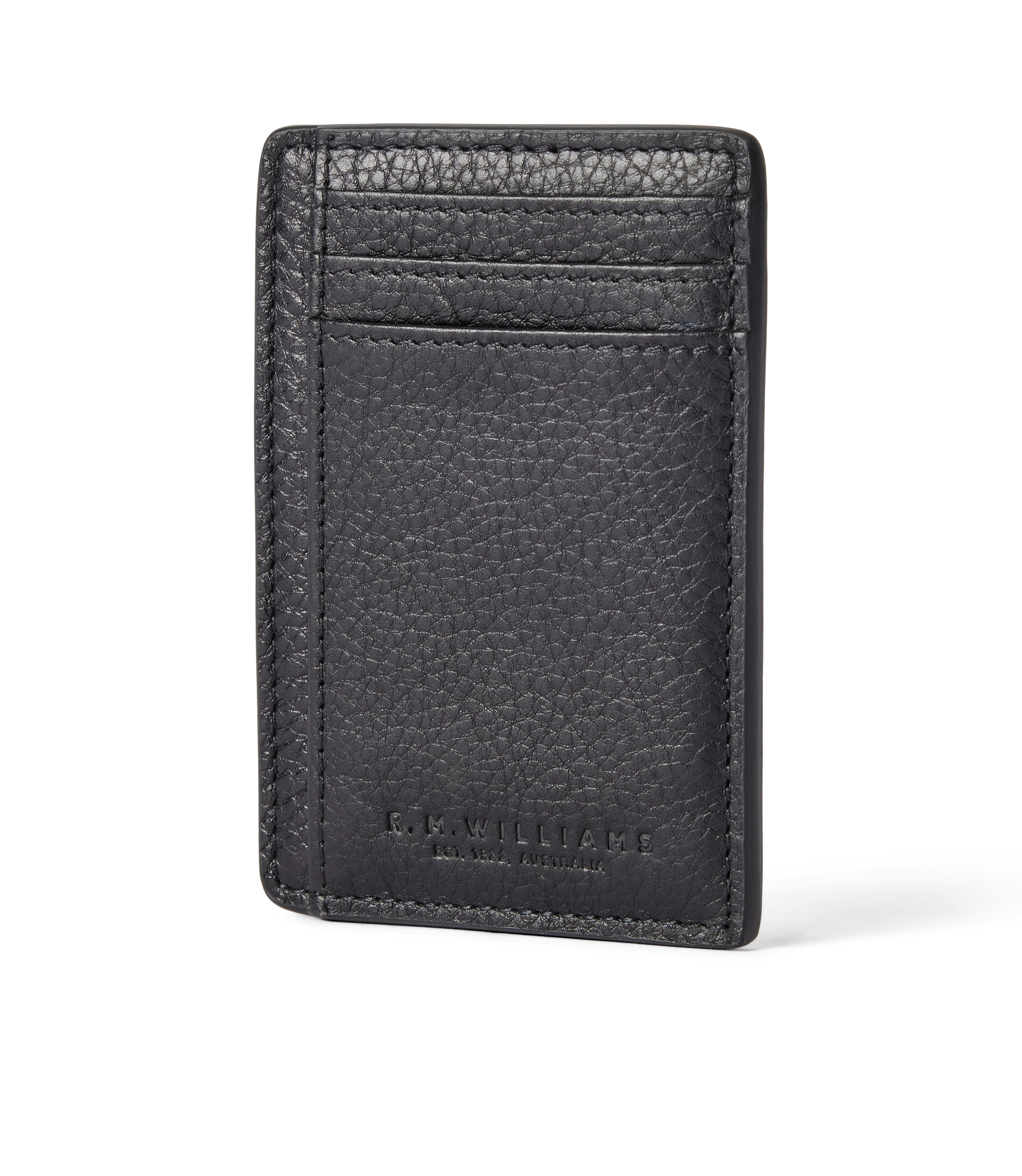 Farrier Cardholder With Money Clip - Black