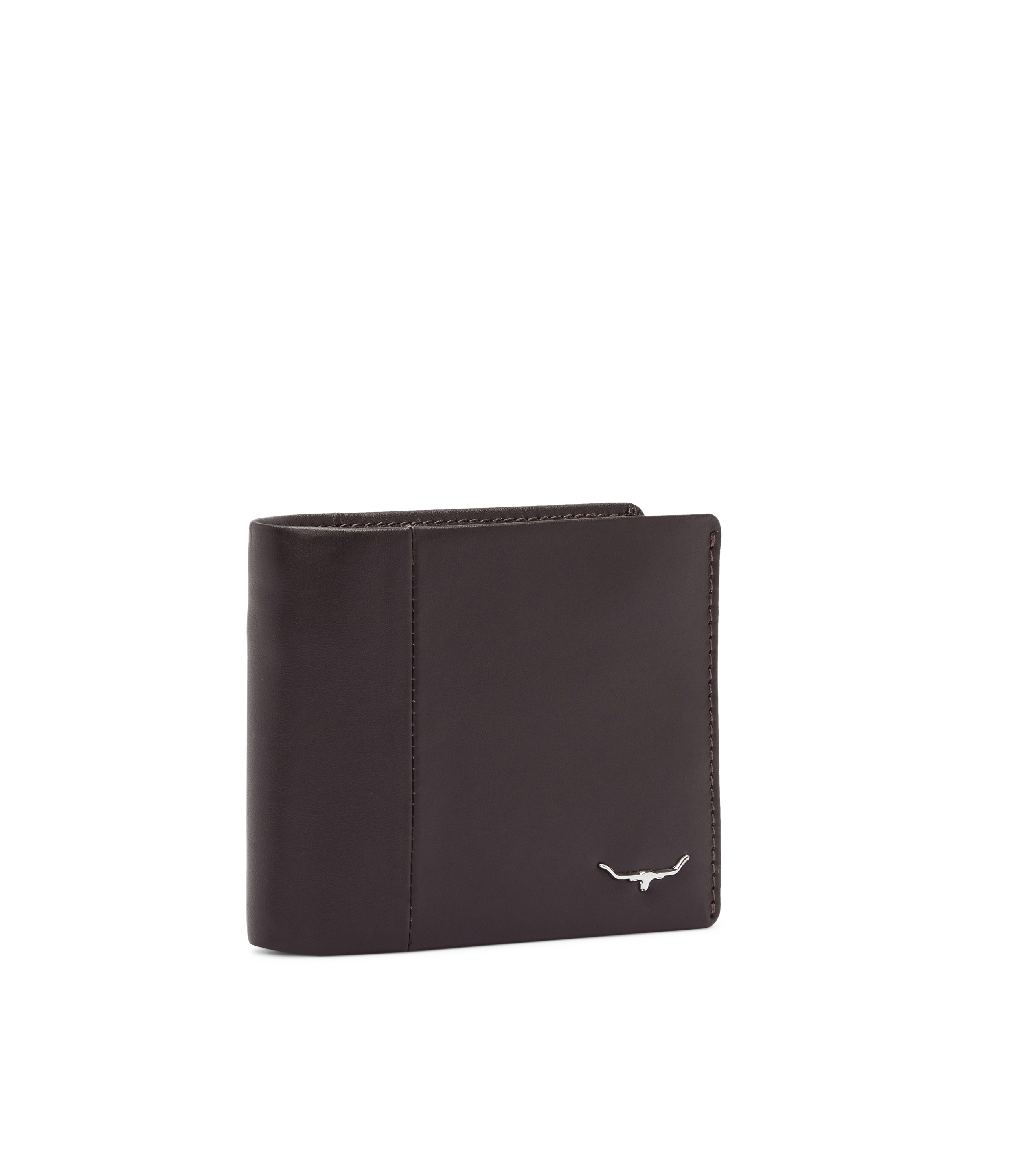 Wallet With Coin Pocket - Brown