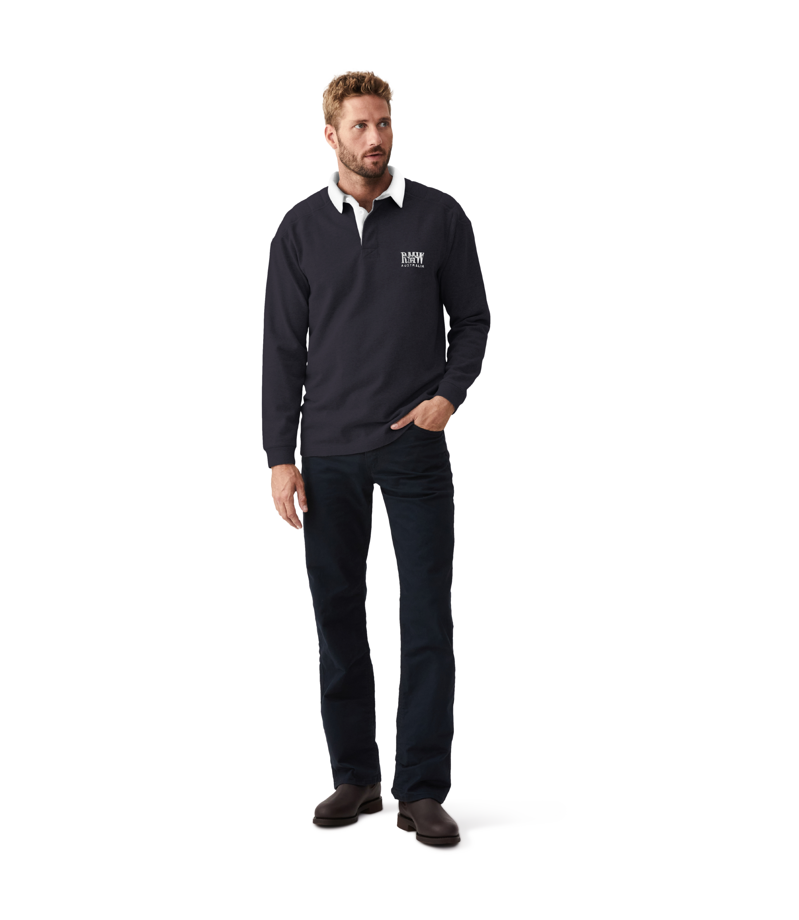R.M.Williams Classic Rugby - Dark Navy