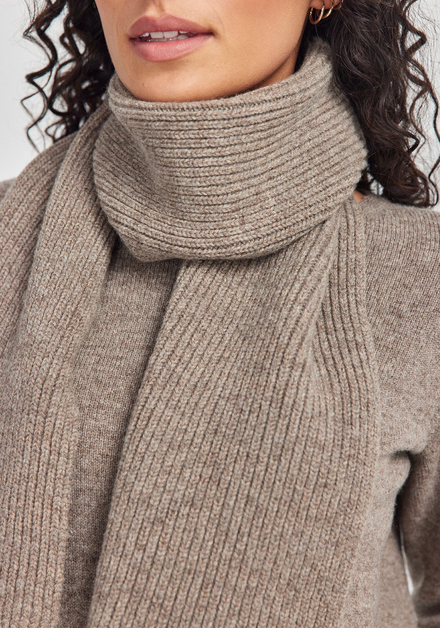 Natural Scarf - Totara/Cobblestone