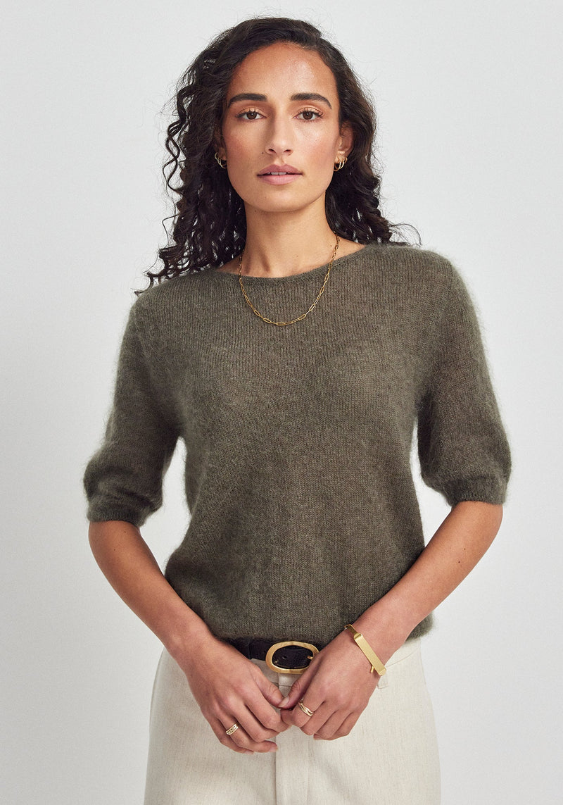 Untouched World June Knit - Olive Grove