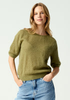June Knit Tee - Pale Sprig