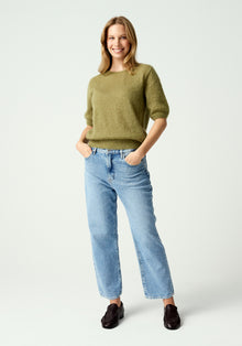 June Knit Tee - Pale Sprig