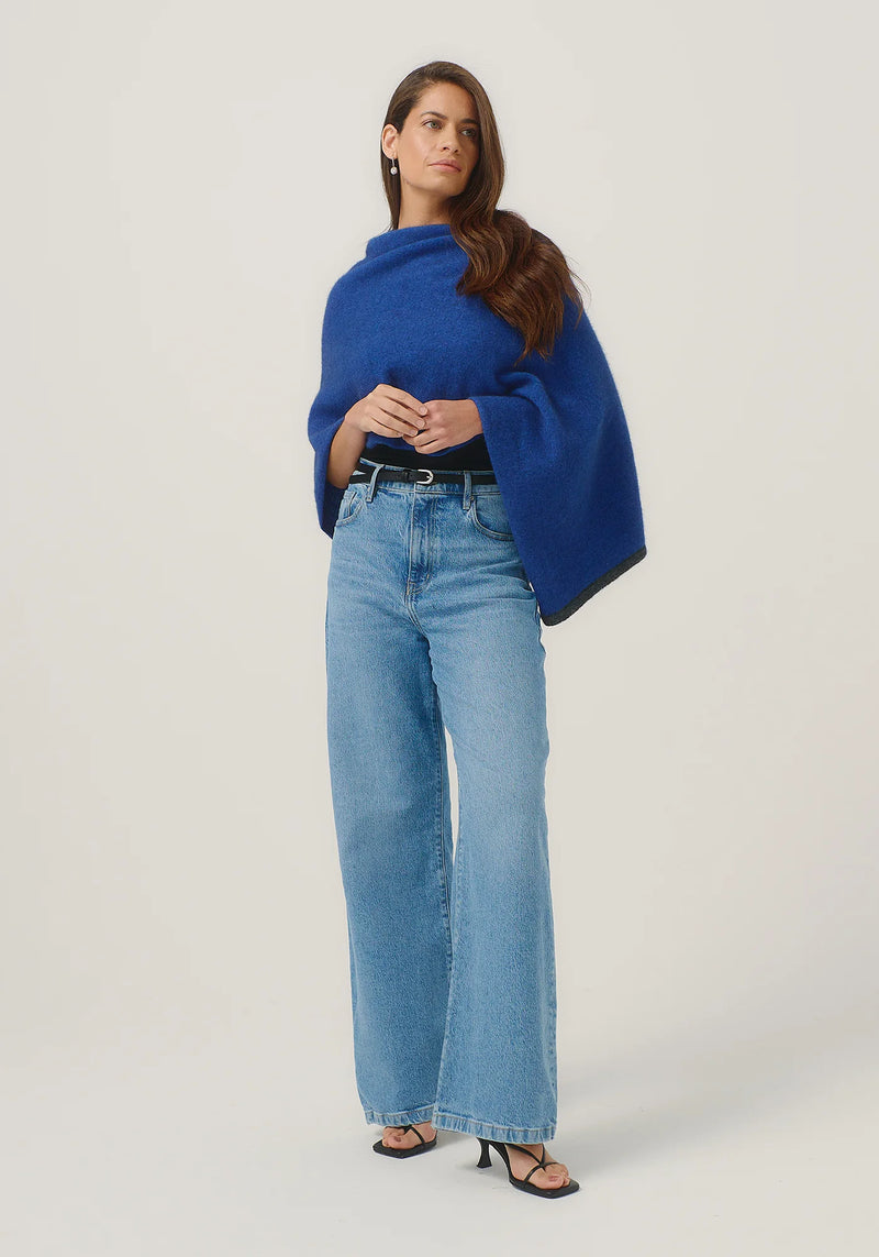 Untouched World Two Tone Poncho