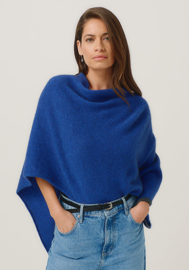 Untouched World Two Tone Poncho