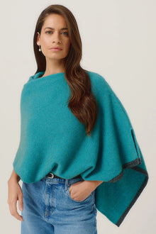 Untouched World Two Tone Poncho