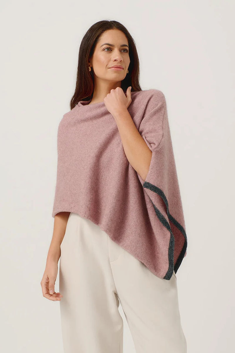 Untouched World Two Tone Poncho