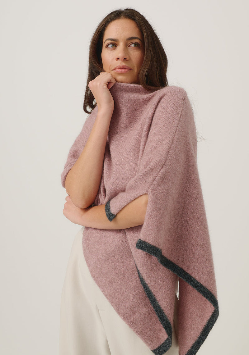 Untouched World Two Tone Poncho