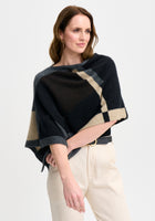 Untouched World Empress Poncho - Jet/Slate
