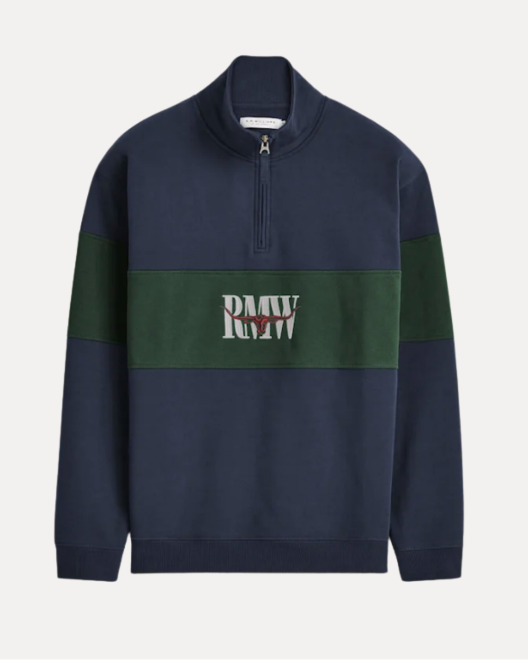 Heritage panel quarter-zip