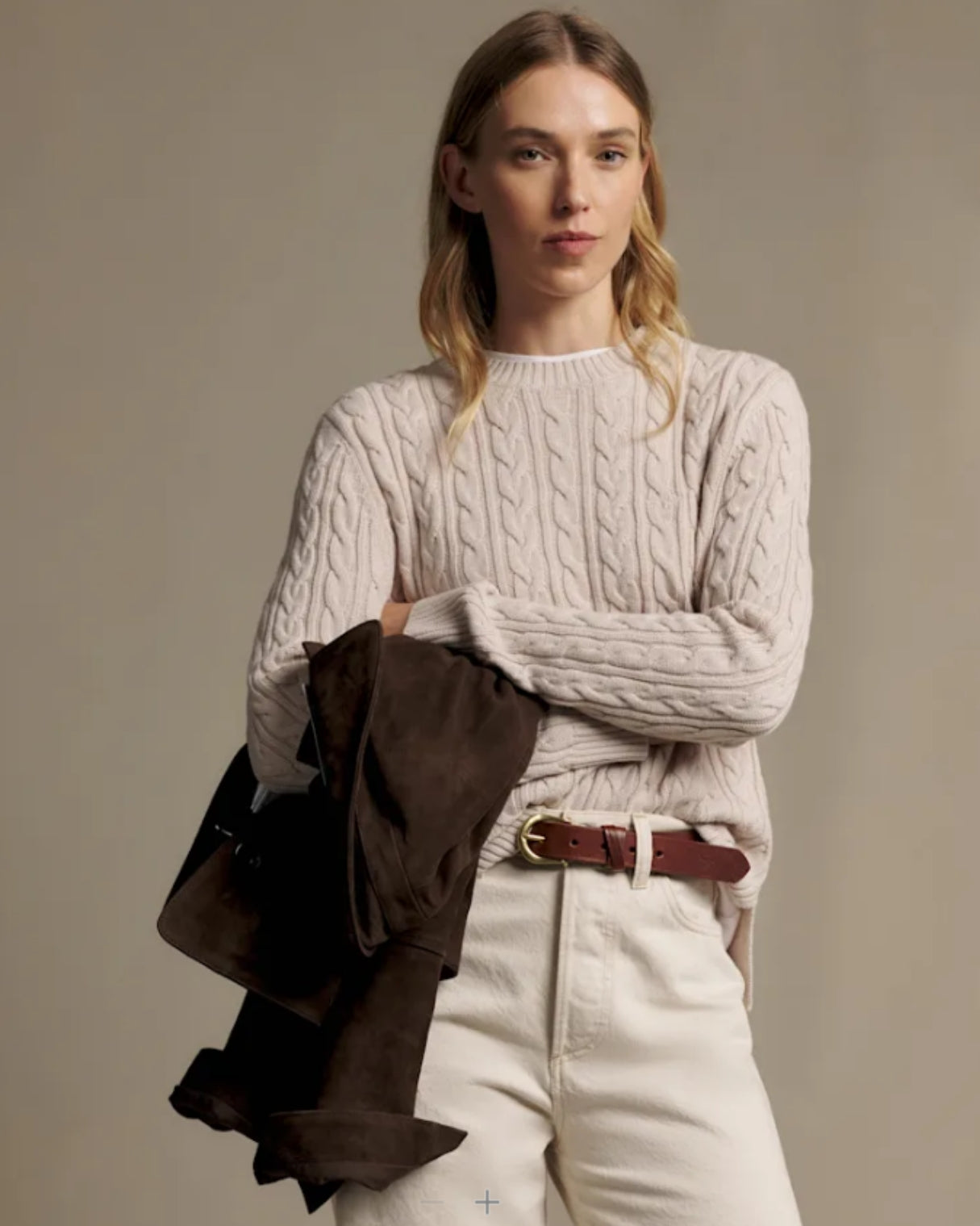 Seaforth cable-knit sweater
