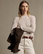 Seaforth cable-knit sweater