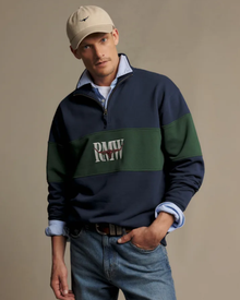 Heritage panel quarter-zip