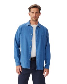Arno indigo shirt