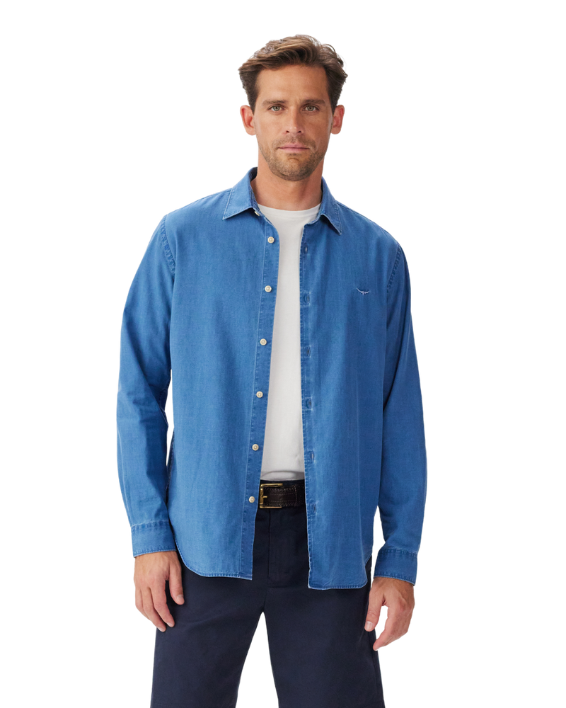Arno indigo shirt