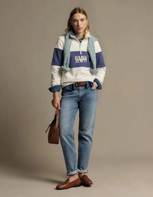 Trickett Panel Sweatshirt - Ivory