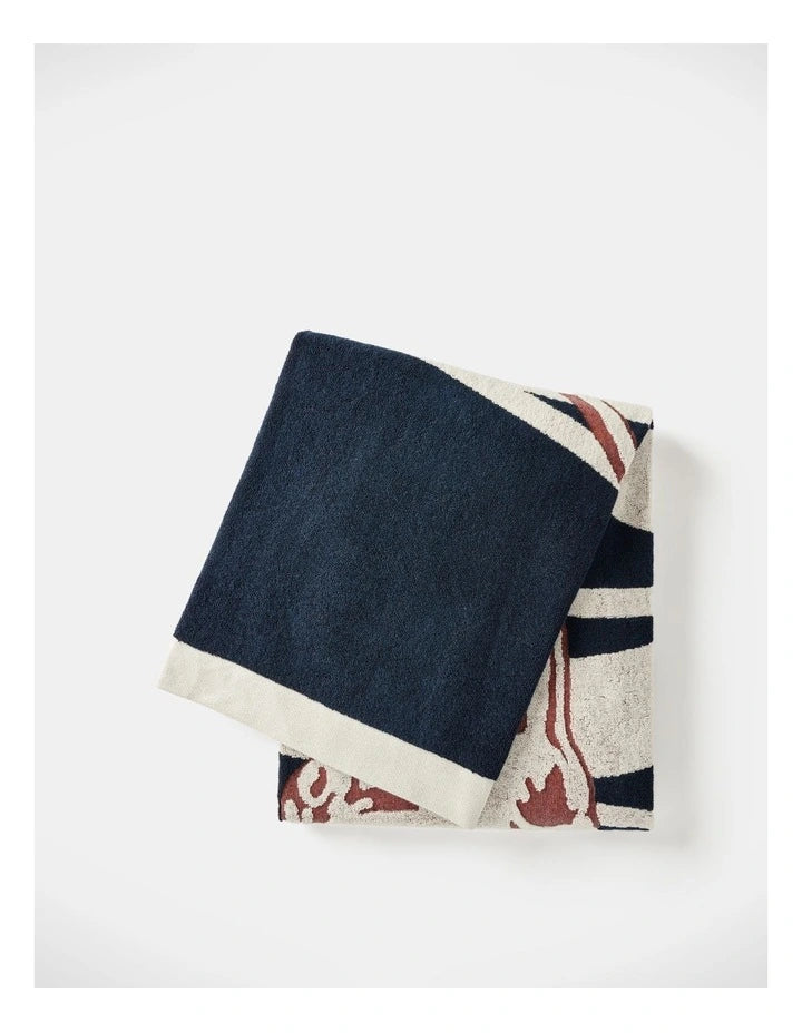 Heritage Towel Navy