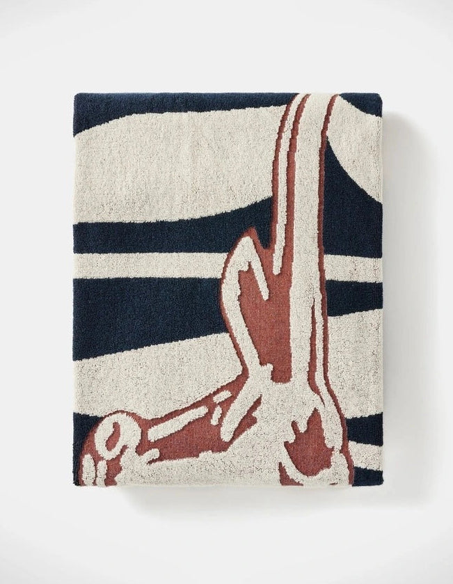 Heritage Towel Navy