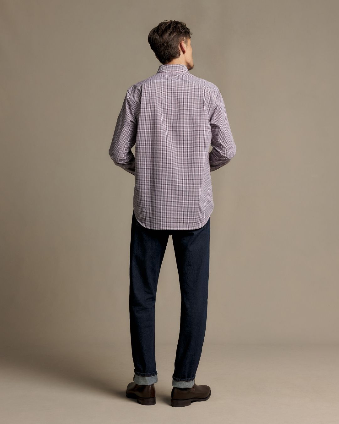 Whyalla poplin check shirt