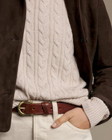 Seaforth cable-knit sweater