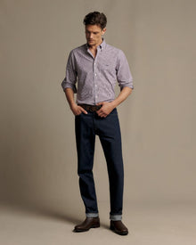 Whyalla poplin check shirt