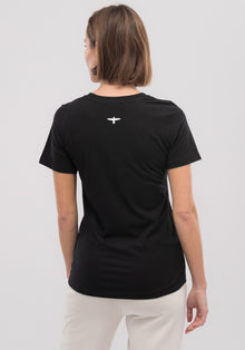 Untouched World Project U Tee - Black/White