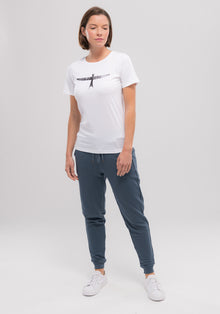 Untouched World Project U Tee - White/Black