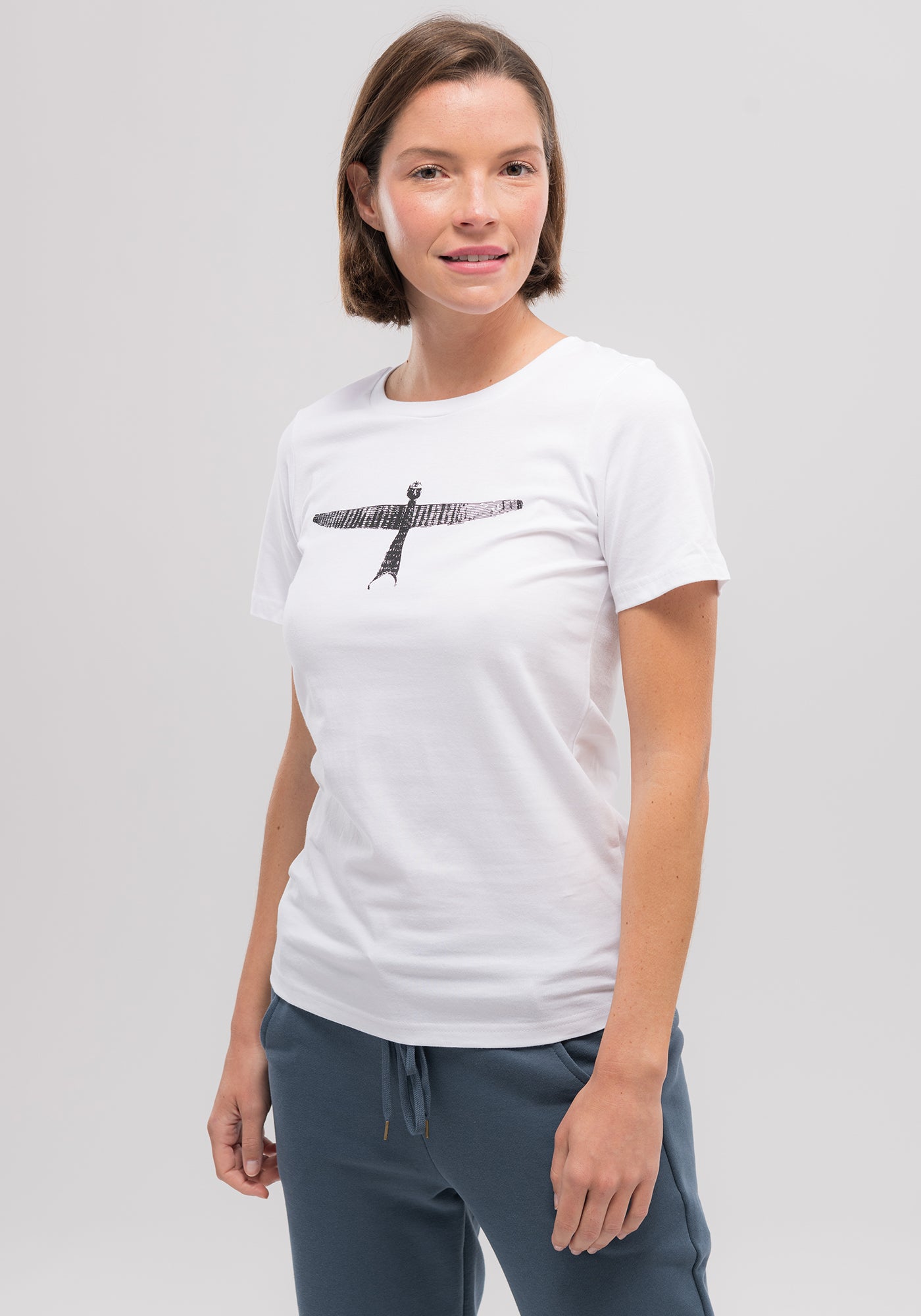 Untouched World Project U Tee - White/Black