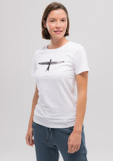 Untouched World Project U Tee - White/Black