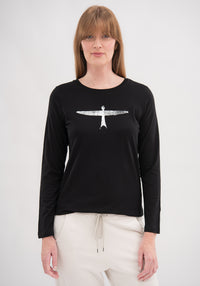 Women's Project U Long Sleeve Tee - Black