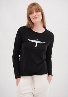 Untouched World Project U Long Sleeve Tee - Black