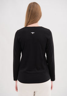 Untouched World Project U Long Sleeve Tee - Black