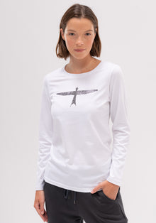 Untouched World Project U Long Sleeve Tee - White/Black