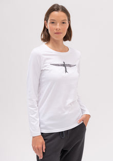 Untouched World Project U Long Sleeve Tee - White/Black