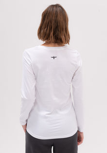 Untouched World Project U Long Sleeve Tee - White/Black
