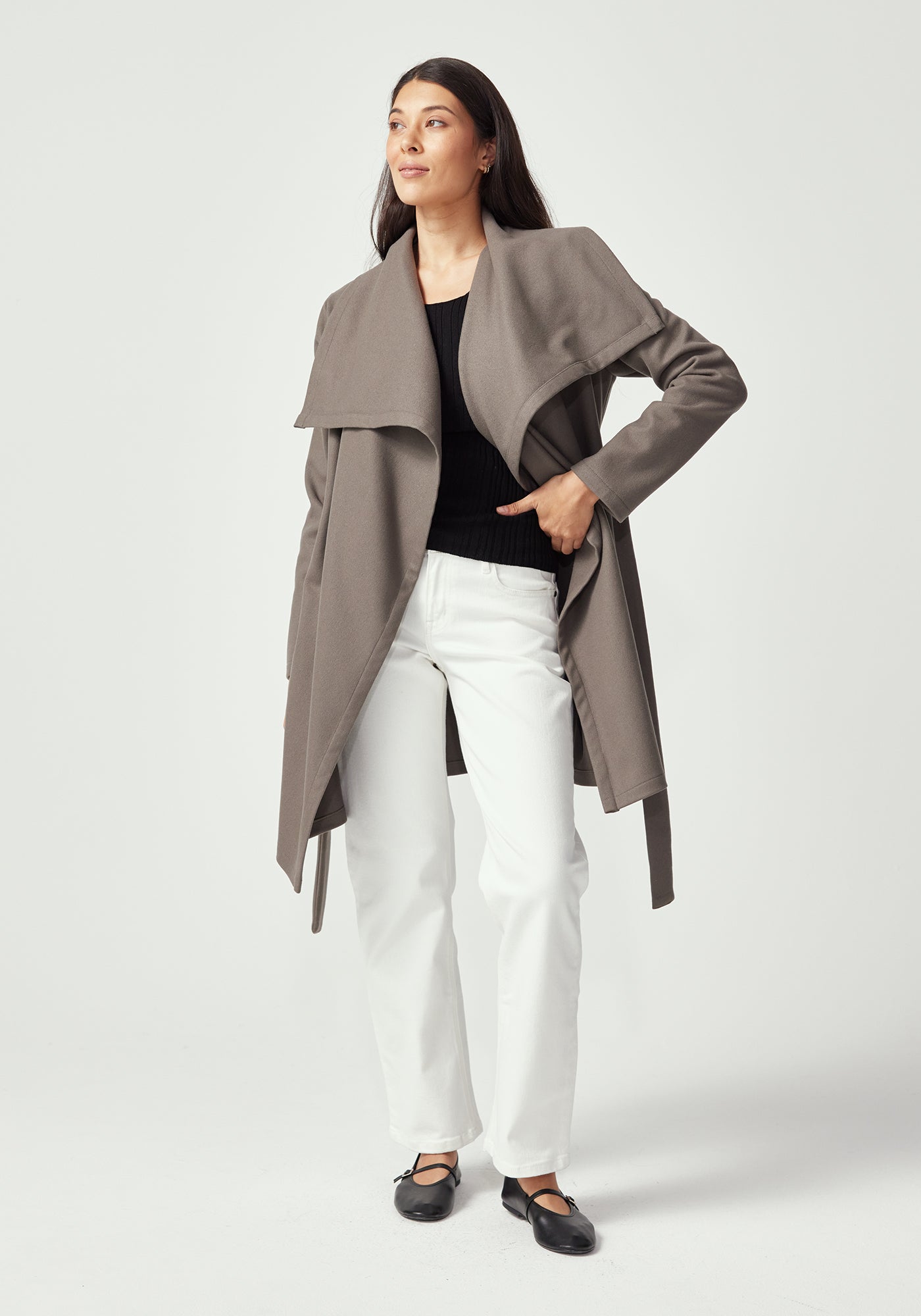 Untouched World Emery Wrap Coat
