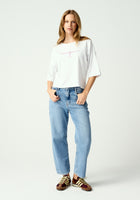 Kite Tee - White/ French Lilac