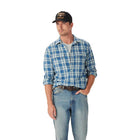 R.M.Williams Flinton Check Shirt - Sky