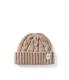 Highland cable wool beanie